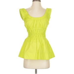 Proenza Schouler White Label Bergdorf Goodman 100% Cotton Green Top size 2 -$395